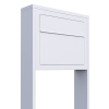 Cassetta postale con supporto Elegance in Bianco
