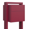 Cassetta postale con supporto Soprano in Rosso
