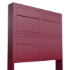 Cassetta postale in serie Elegance for Four in Rosso