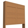 Cassetta postale in serie Elegance for Four in Ruggine