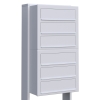 Cassetta postale in serie Cube for Six in Bianco
