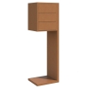 Cassetta postali in serie Hermes for Three Ruggine