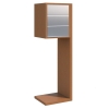 Cassetta postali in serie Hermes for Three Ruggine con ribaltina in acciaio inox