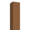 Cassetta postale in serie Monolith for Two in Ruggine