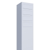 Cassetta postale in serie Monolith for Four in Bianco