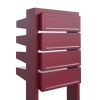 Cassetta postale in serie Stairs for Four in Rosso