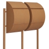 Cassetta postali in serie Jumbo for Two Ruggine