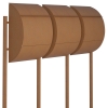 Cassetta postali in serie Jumbo for Three Ruggine