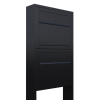 Cassetta postale in serie Elegance for Two in Nero
