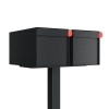Cassette postali con supporto Big Americano for Two Nero