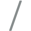 Numero Civico  Sign Slash Modern ''/'' - 152 mm in grigio metallico