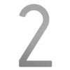 Numero Civico '' 2 '' - 245 mm in acciaio inossidabile