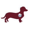 Pulsante campanello Hund ''Charly'' Rosso