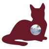 Pulsante campanello Katze ''Kitty'' Rosso