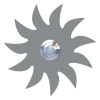 Pulsante campanello Sonne Grigio metallizzato