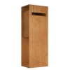 Cassette postali con supporto postale Aleria in Acciaio Corten | con rimozione