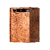 Smart Cassette postali dei pacchi Baby Custo Acciaio Corten