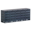 Box copri bidoni Kim per cinque 120L in Antracite