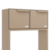 Cassetta postale con scomparto per pacchi Rotterdam for Two in Beige