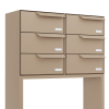Sistema di cassette postali Rotterdam for Six V in Beige