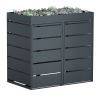 Box copri bidoni Edgar per due 240L in Antracite