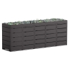 Box copri bidoni Edgar per cinque 240L in Nero