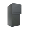 Cassetta postale per pacchi Miami in Antracite| Rimozione dal retro