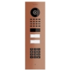 Citofono da incasso Smart-IN for Two Doorbird D1102KV con Keypad modulo con aspetto bronzo