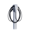 Supporto Tesla VoltStand for Two con ancoraggio a terra bianco