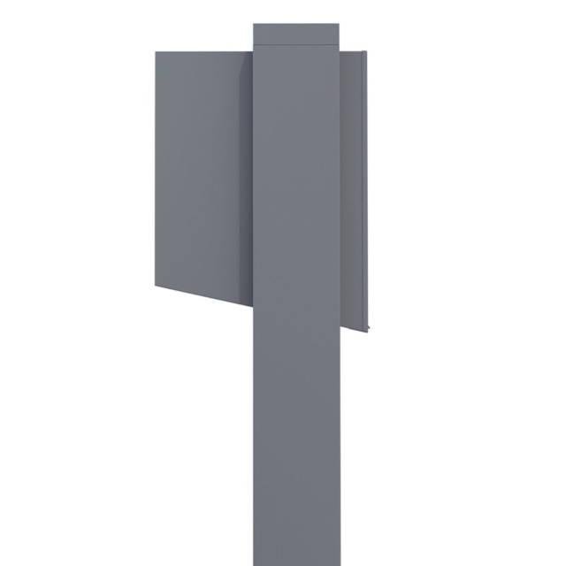 Cassetta postale in serie Flag for Four in Grigio metallizzato