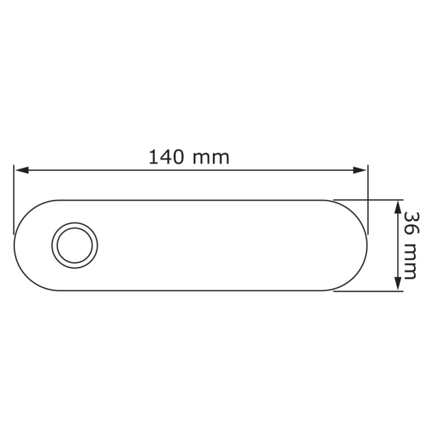 Pulsante campanello Longcircle Acciaio inossidabile