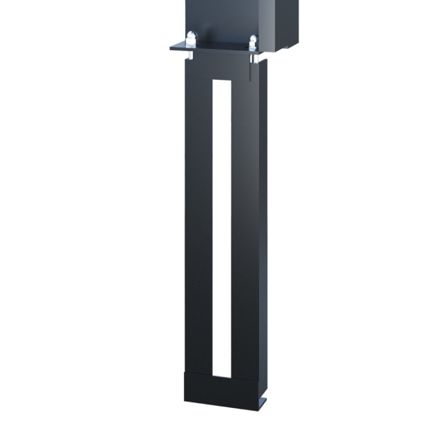 Cassetta postale in serie Flag for Four in Grigio metallizzato
