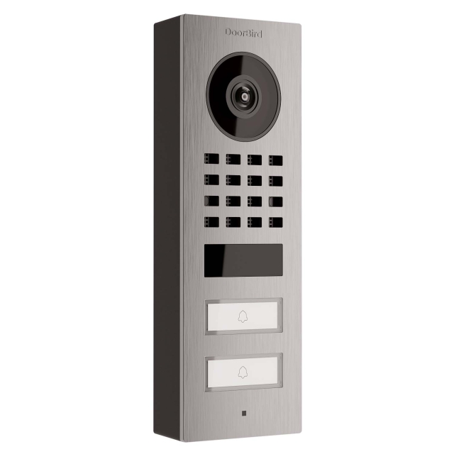 Citofono da superficie Smart-ON for Two Doorbird D1102V in acciaio inossidabile
