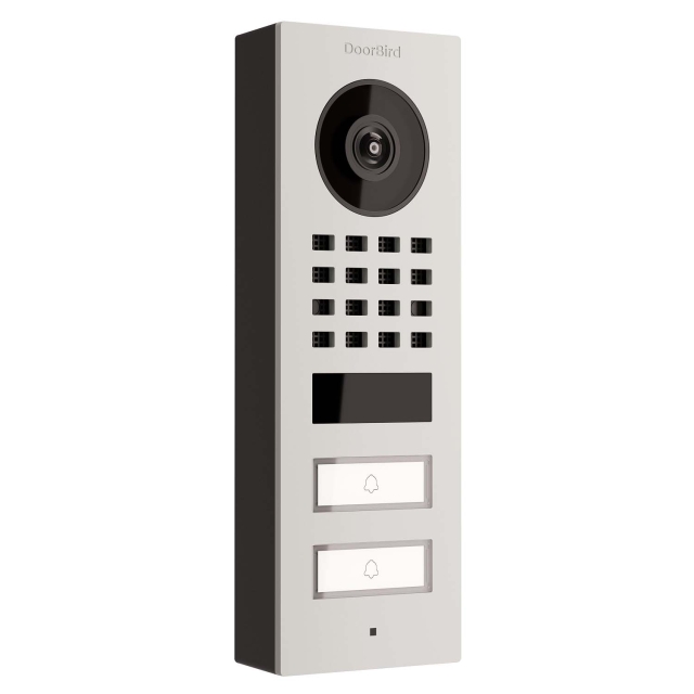 Citofono da superficie Smart-ON for Two Doorbird D1102V in bianco