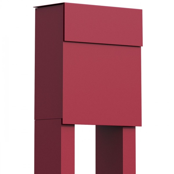 Briefkasten Design Standbriefkasten Rot