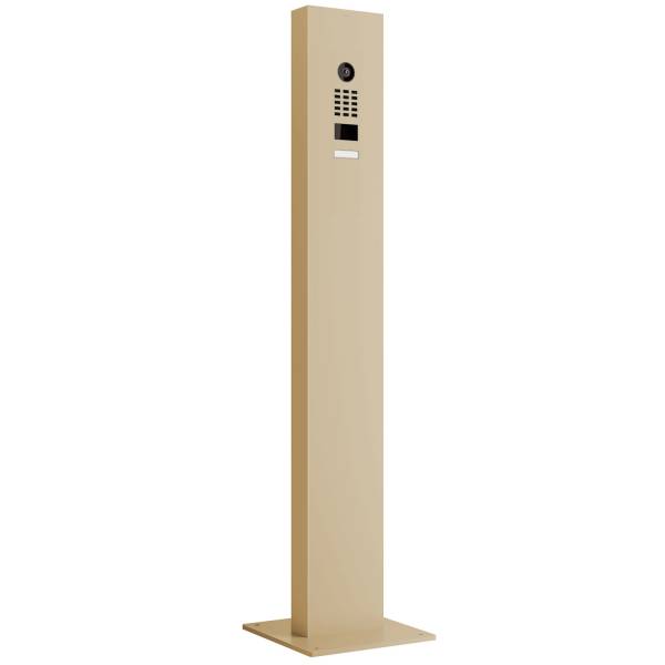 Citofono con supporto incluso piastra di base Smart Doorbird D1101V in Beige