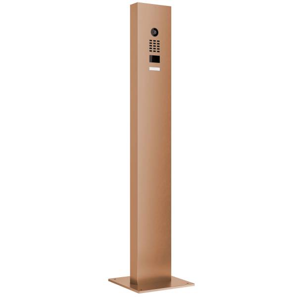 Citofono con supporto incluso piastra di base Smart Doorbird D1101V in Effetto bronzo