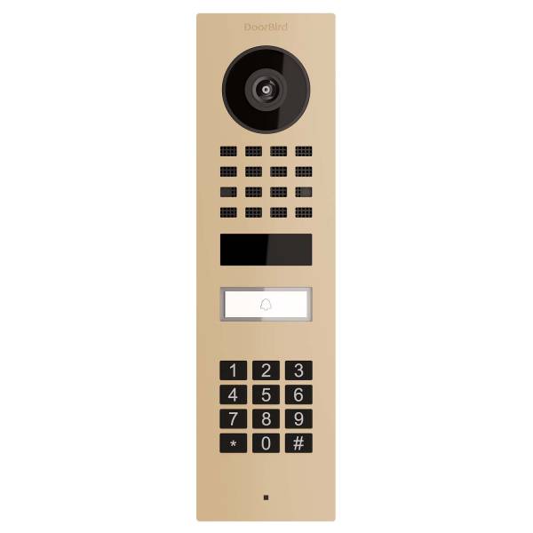 Citofono da superficie Smart-ON Doorbird D1101KV con Keypad modulo in beige