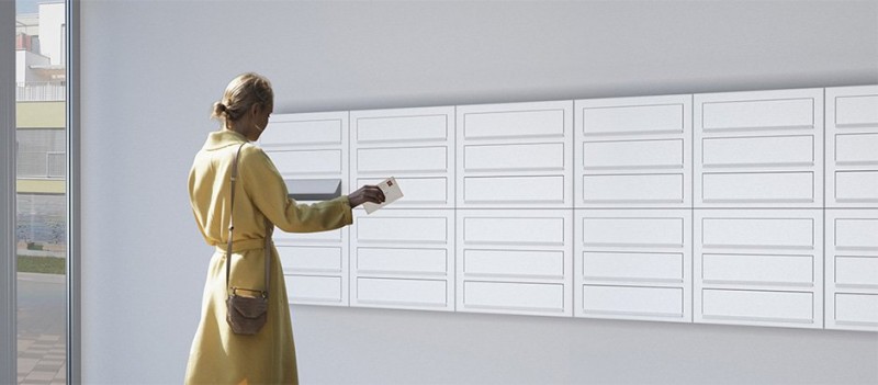 Briefkasten Design Wandbriefkasten modulare Briefkastenanlage Bravios 