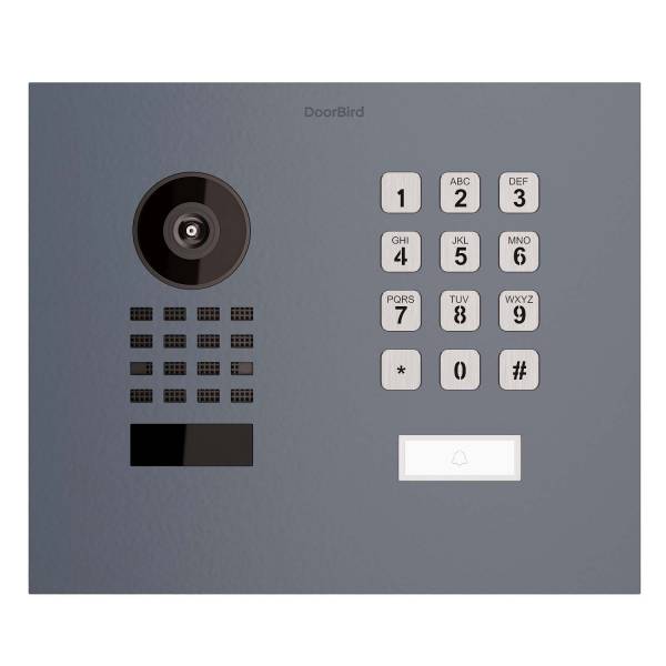 Citofono da incasso Smart-IN WideScope Doorbird D1101KH con Keypad modulo in antracite