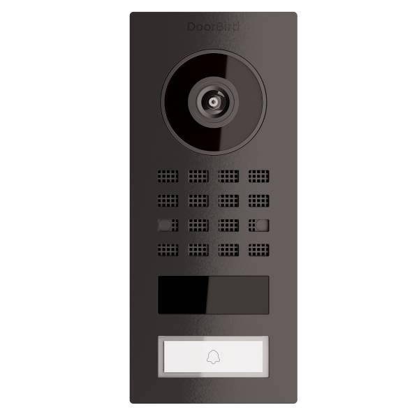 Citofono da superficie Smart-ON Doorbird D1101V in nero grafite