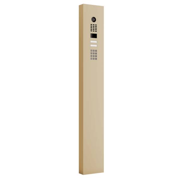 Citofono con supporto Smart for Two Doorbird D1102KV con modulo tastiera in Beige