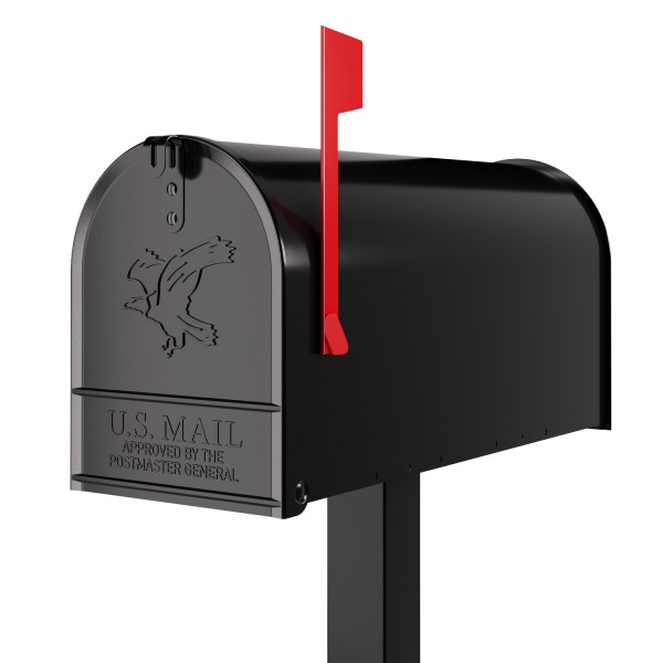 Cassetta postale americana Big US Mailbox Nero