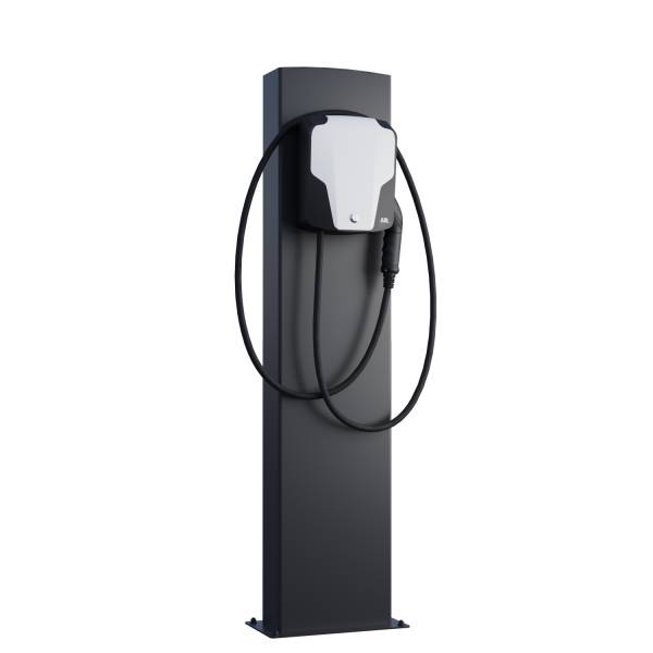 ABL Wallbox EnergizeStand con pistra di base in nero