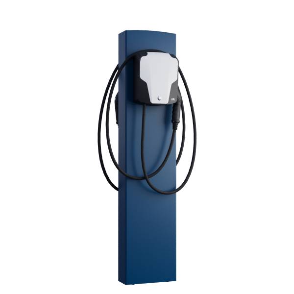 ABL Wallbox EnergizeStand for Two con ancora in blu