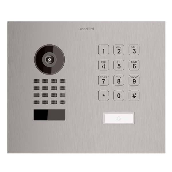 Citofono da incasso Smart-IN WideScope Doorbird D1101KH con Keypad modulo in acciaio inossidabile