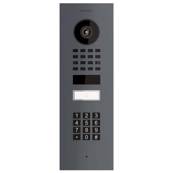 Citofono da incasso Smart-IN Doorbird D1101KV con Keypad modulo in antracite