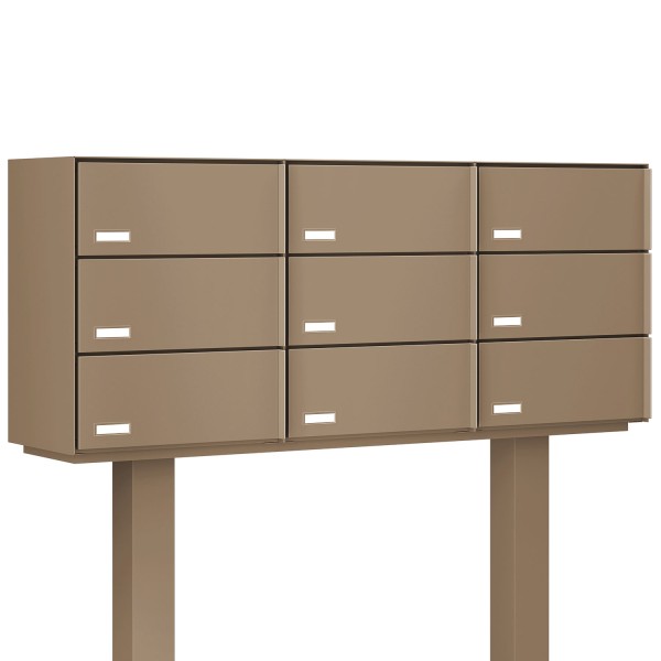 Cassetta postale con supporto postale Kopenhagen for Nine in Beige