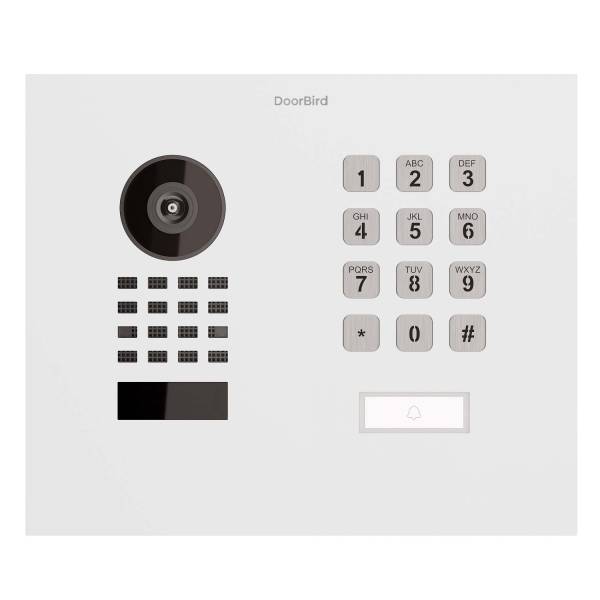 Citofono da incasso Smart-IN WideScope Doorbird D1101KH con Keypad modulo in bianco