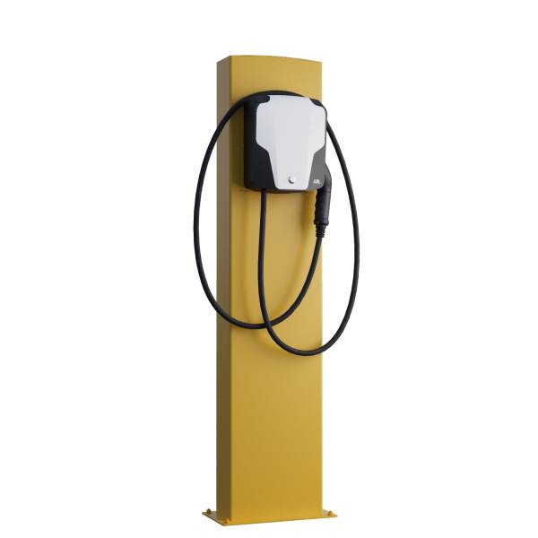 ABL Wallbox EnergizeStand con pistra di base in giallo